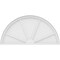 Ekena Millwork Half Round 4 Spoke Architectural Grade PVC Pediment, 44"W x 22"H x 2"P PEDPS044X220HRO04 - alternate 3